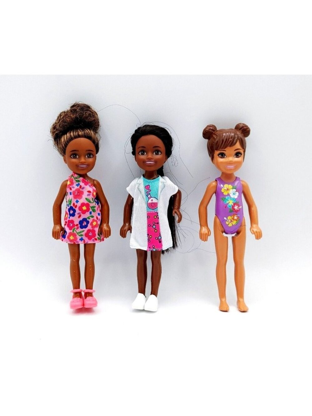 Barbie Club Chelsea & Friends Little Sister Dolls Lot of 3